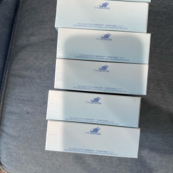 Pop Mart The Monsters Labubu Pin for Love Series Letter Pendant  & - Picture 12 of 15